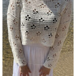 Cherry Blossom Sweater Free Crochet Pattern
