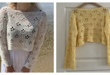 Cherry Blossom Sweater Free Crochet Pattern