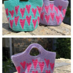 Hooked on Love Bag Free Crochet Pattern