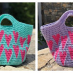Hooked on Love Bag Free Crochet Pattern
