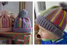 Sassy Scrappy Beanie Free Crochet Pattern
