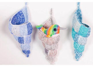 Shell Hanging Basket Free Crochet Pattern