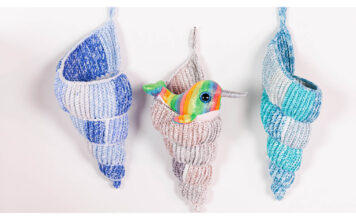 Shell Hanging Basket Free Crochet Pattern