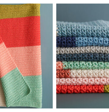 Super Easy Baby Blanket Free Crochet Pattern
