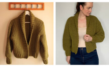Bomber Jacket Free Crochet Pattern