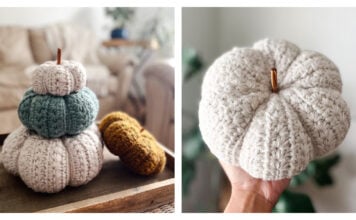 Star Stitch Pumpkin Free Crochet Pattern