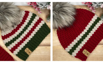 Winter Sled Beanie Free Crochet Pattern