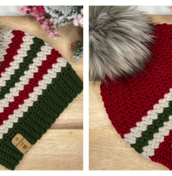 Winter Sled Beanie Free Crochet Pattern